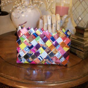 NEW Authentic Nahui Ollin Candy Wrapped Clutch